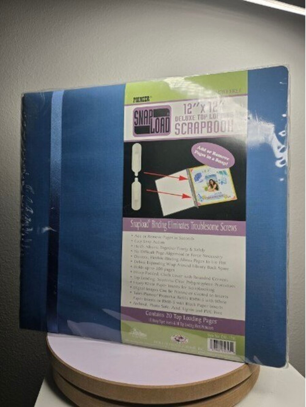 Pioneer Snap Load Deluxe Top Loading 12x12 Scrapbook